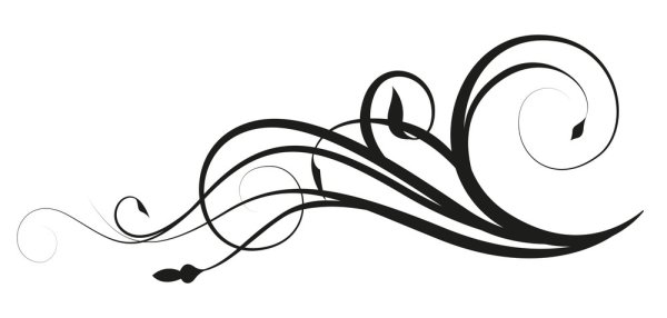 Черные завитки