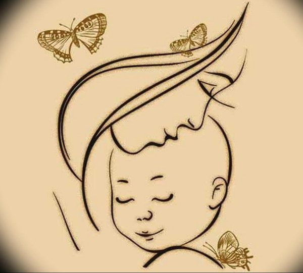 Красивый рисунок для мамы