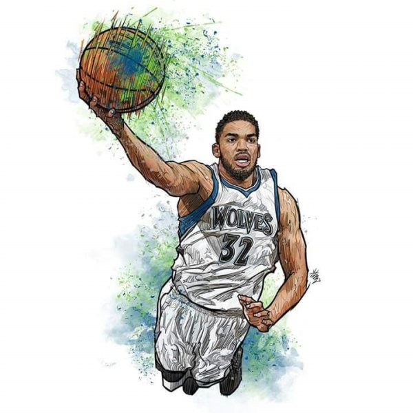 Рисунки знаменитых баскетболистов