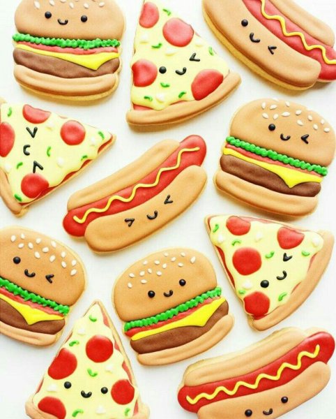 Пряники в виде сладостей