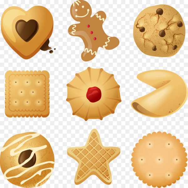 Печенье векторное