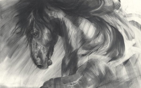 Наброски углем