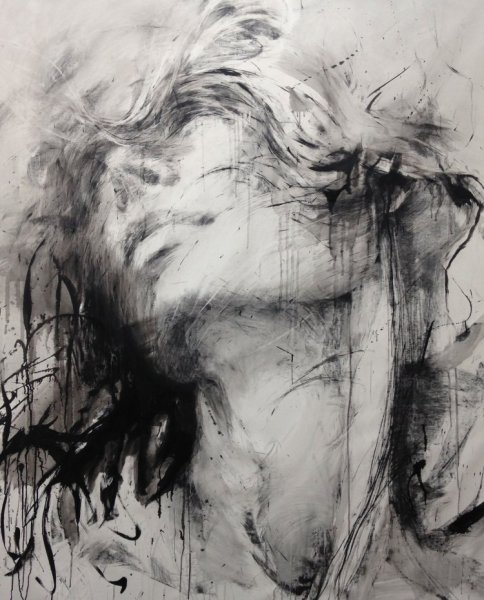 Рисунки углем