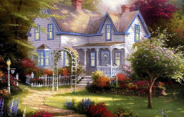 Томас Кинкейд Rosebud Cottage