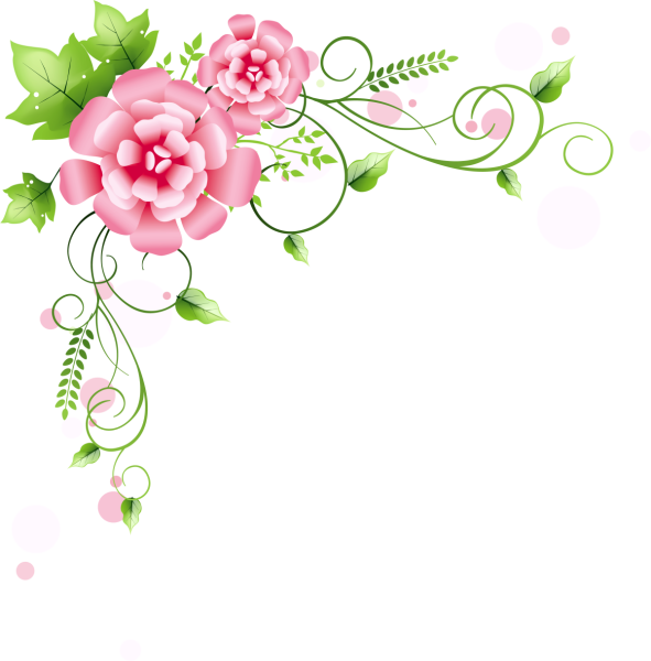 Рамка из цветов раскраска