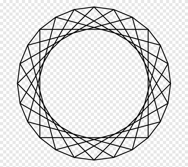 Круговой орнамент геометрический