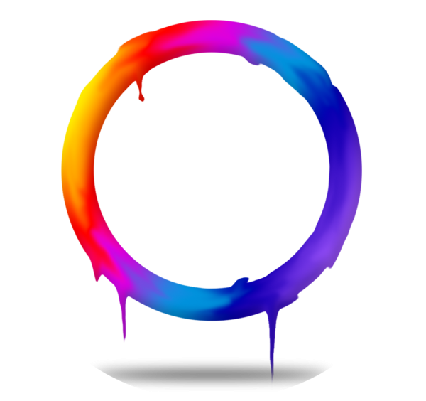 Круглые рамки разноцветные