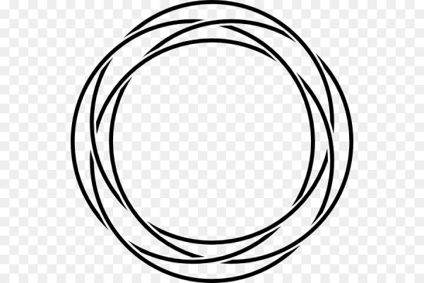 Круг с линиями