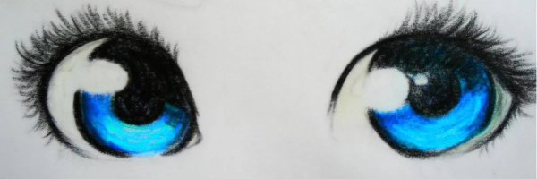 Этапы рисования глаз