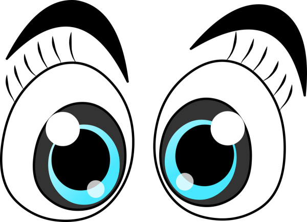 Милые рисунки с глазами для срисовки