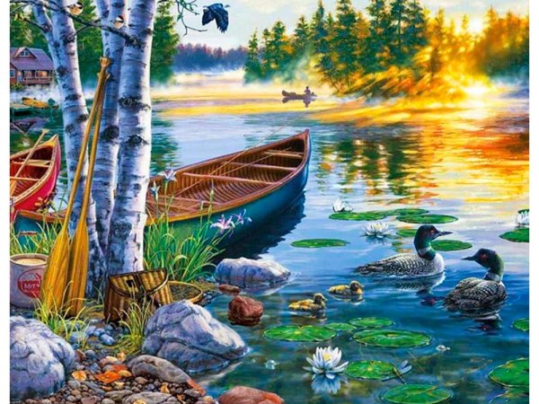 Простые пейзажи для рисования