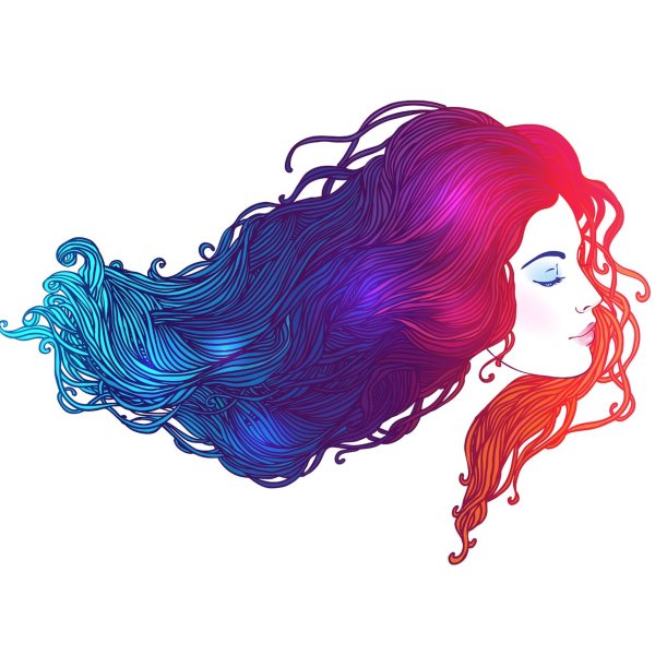 Стилизованные волосы