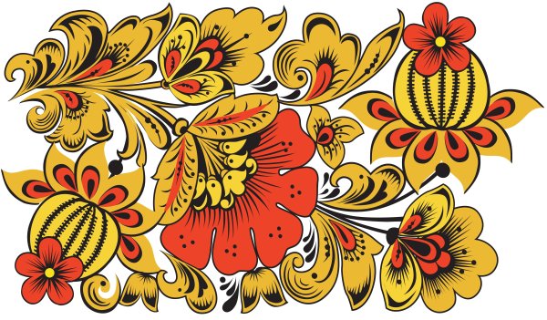 Роспись Хохломская русская народная