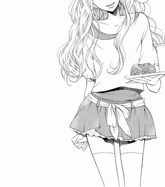 Девушки из манги цветные