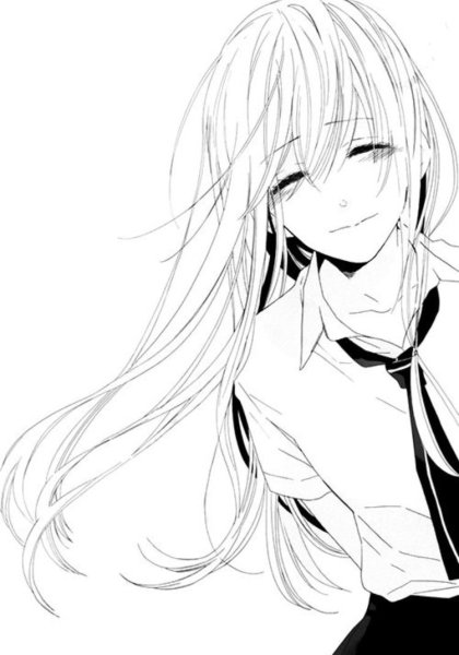 Аниме черно белое