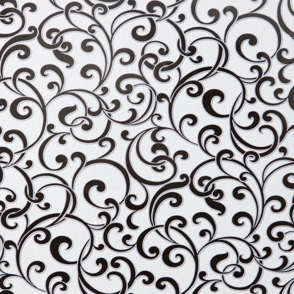 Обои белые с узором