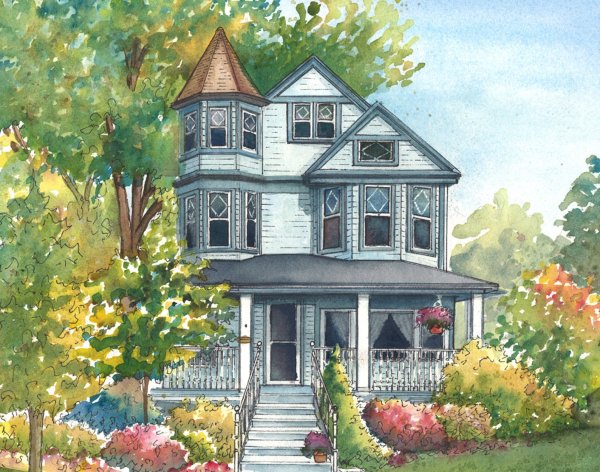 Нарисовать дом мечты