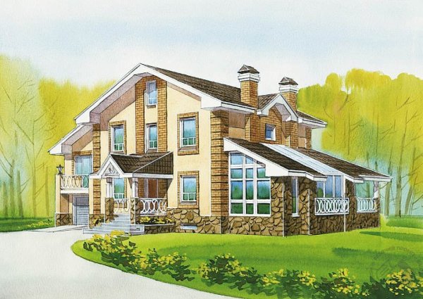 Нарисовать дом