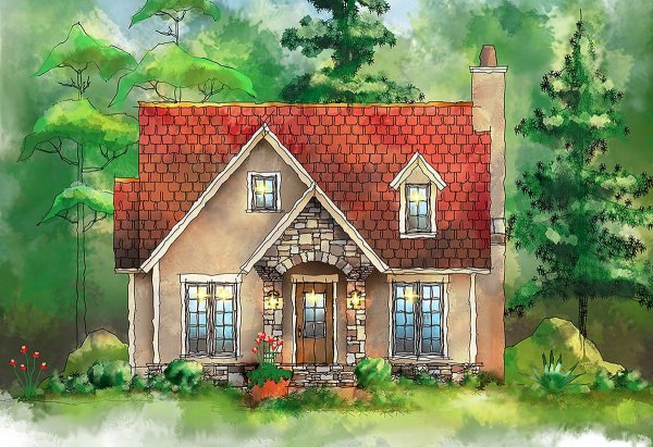 Дом рисунок
