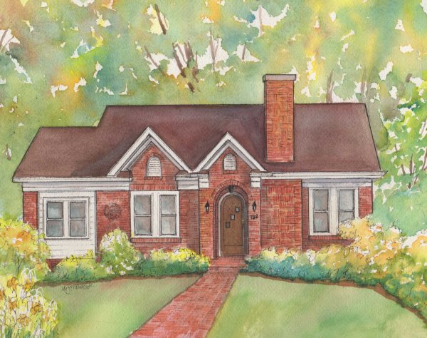 Дом рисунок