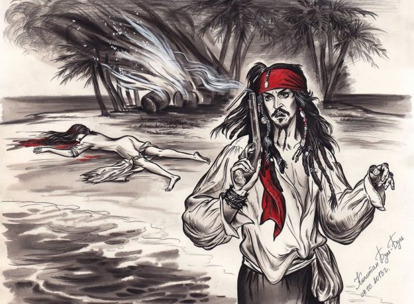 Капитан Джек Воробей арт