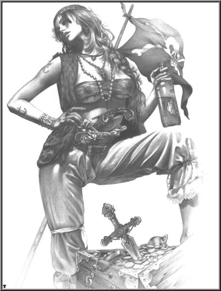 Пиратки эскизы