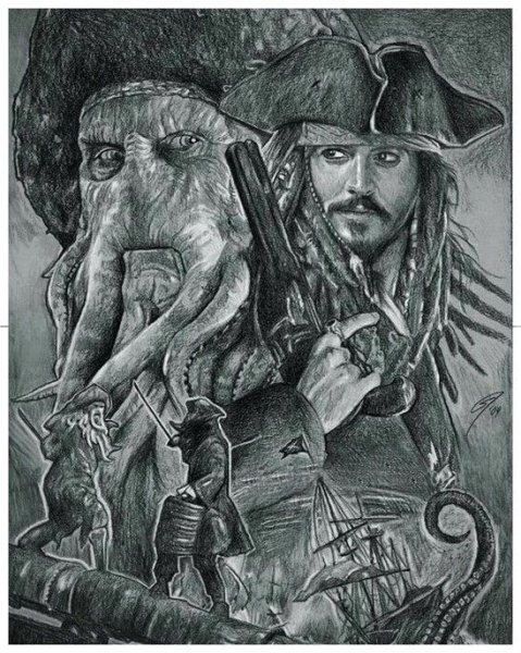 Дэви Джонс и Капитан Джек