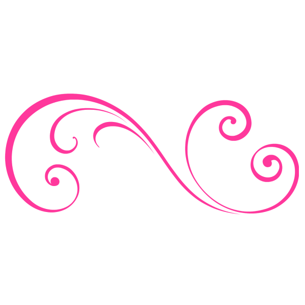 Розовые завитушки