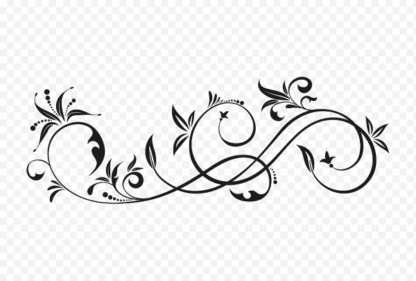 Растительный орнамент вензеля