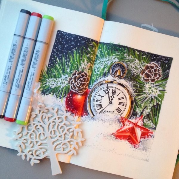 Милые рисунки для скетчбука