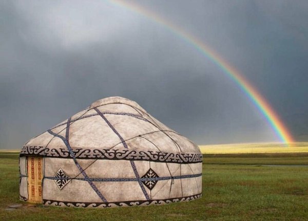 Юрта иллюстрация