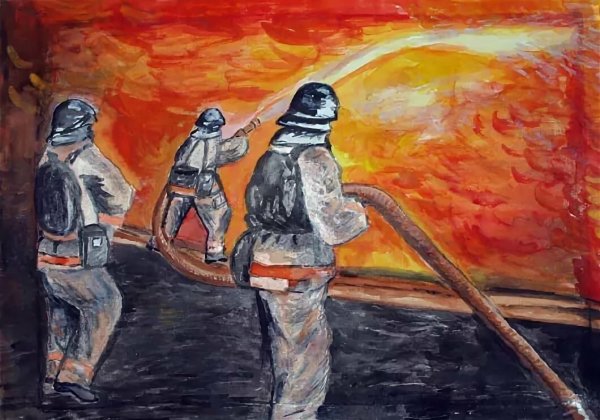 Рисунок пожарная безопасность