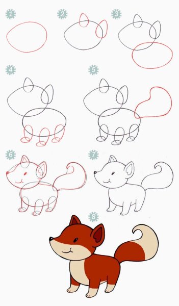 Рисование пошагово карандашом