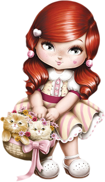 Мультяшная девочка