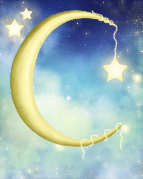 Месяц на небе