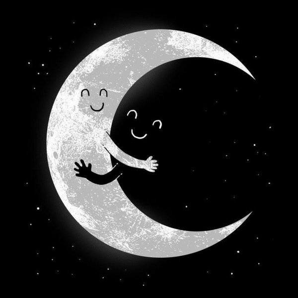 Луна иллюстрация