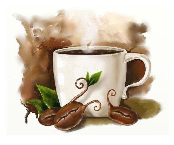 Кружка кофе рисунок