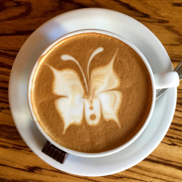 Узоры на кофейной пенке