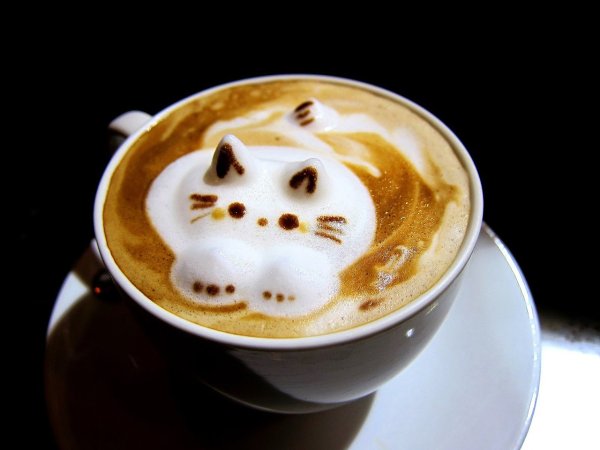 Латте арт на латте