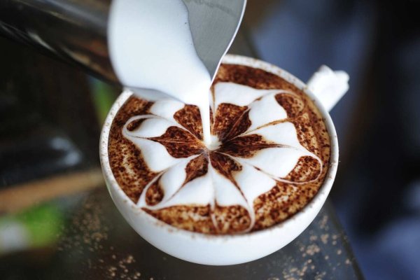 Красивый кофе