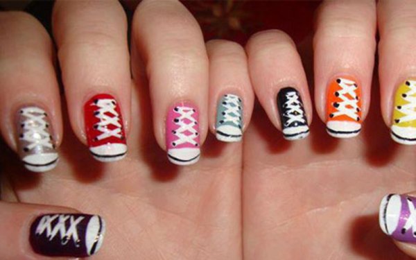 Ногти виде кед