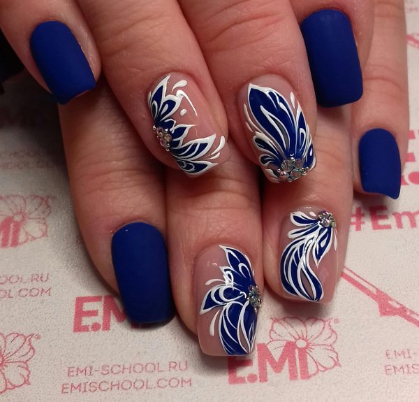 Синий френч