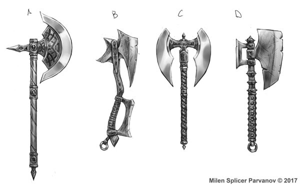 Топор рисунок