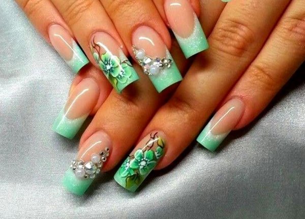 Разноцветный френч