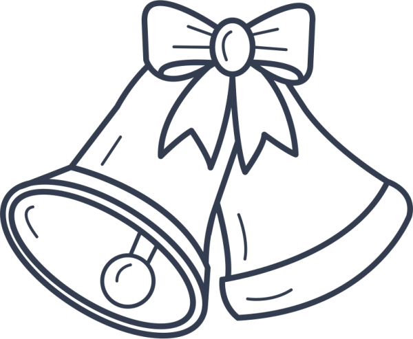 Колокольчик рисунок карандашом