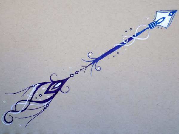 Орнамент в виде стрелы