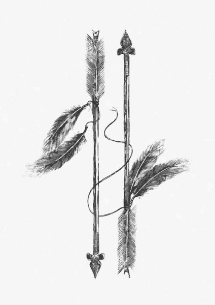 Тату стрела эскиз