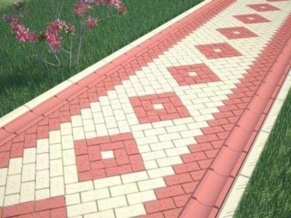 Брусчатка тротуарная 100х100х60 узоры