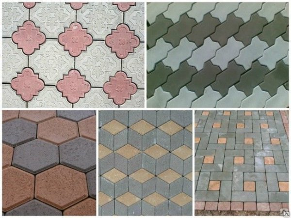 Схема укладки брусчатки 200х100