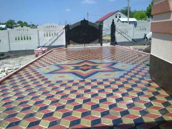 Тротуарная плита «лэндика»